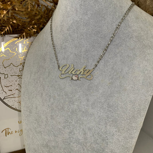Hk Bling Name Necklace
